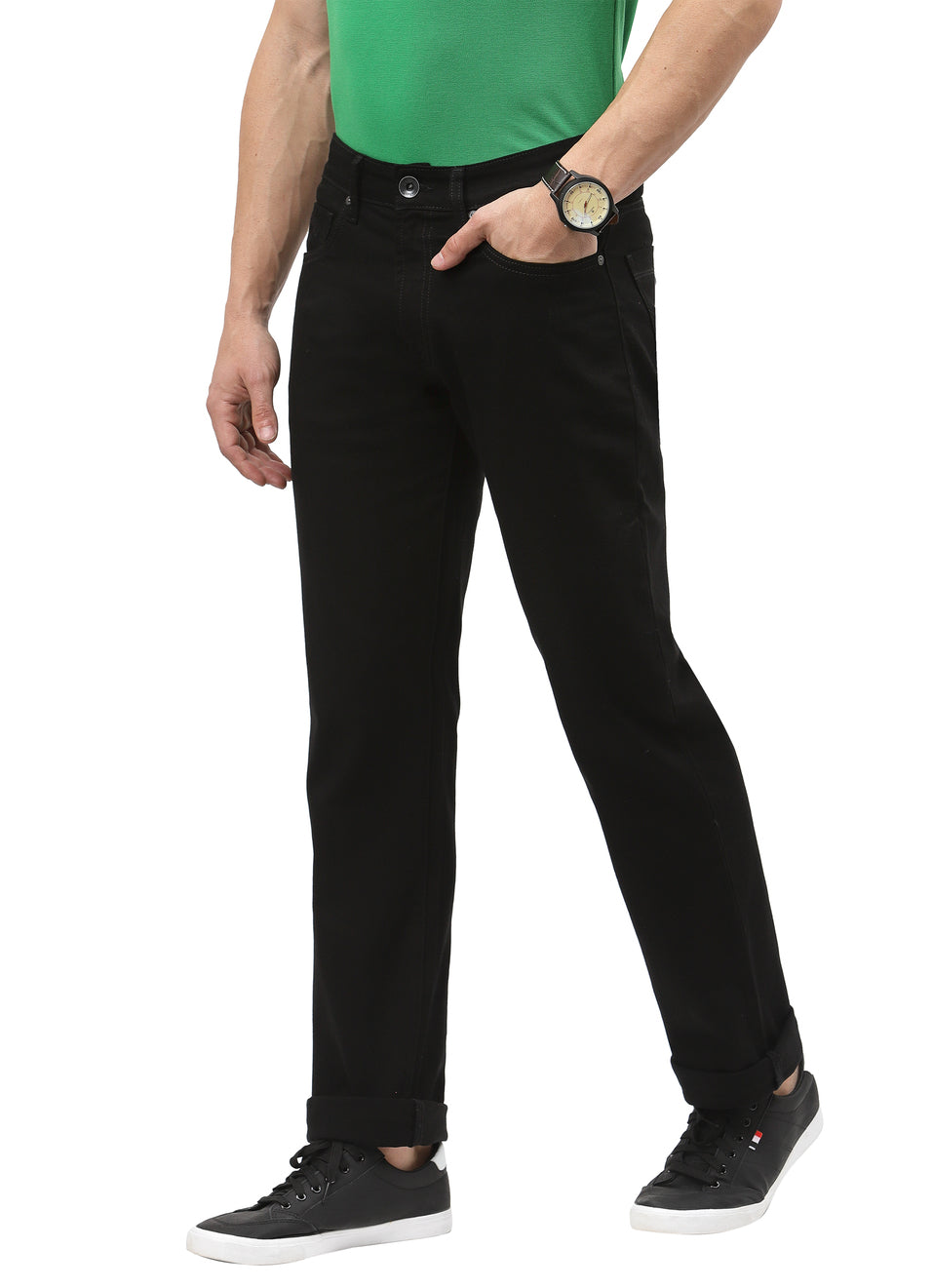Holborne Regular Fit Mid Waist Straight Leg Jeans